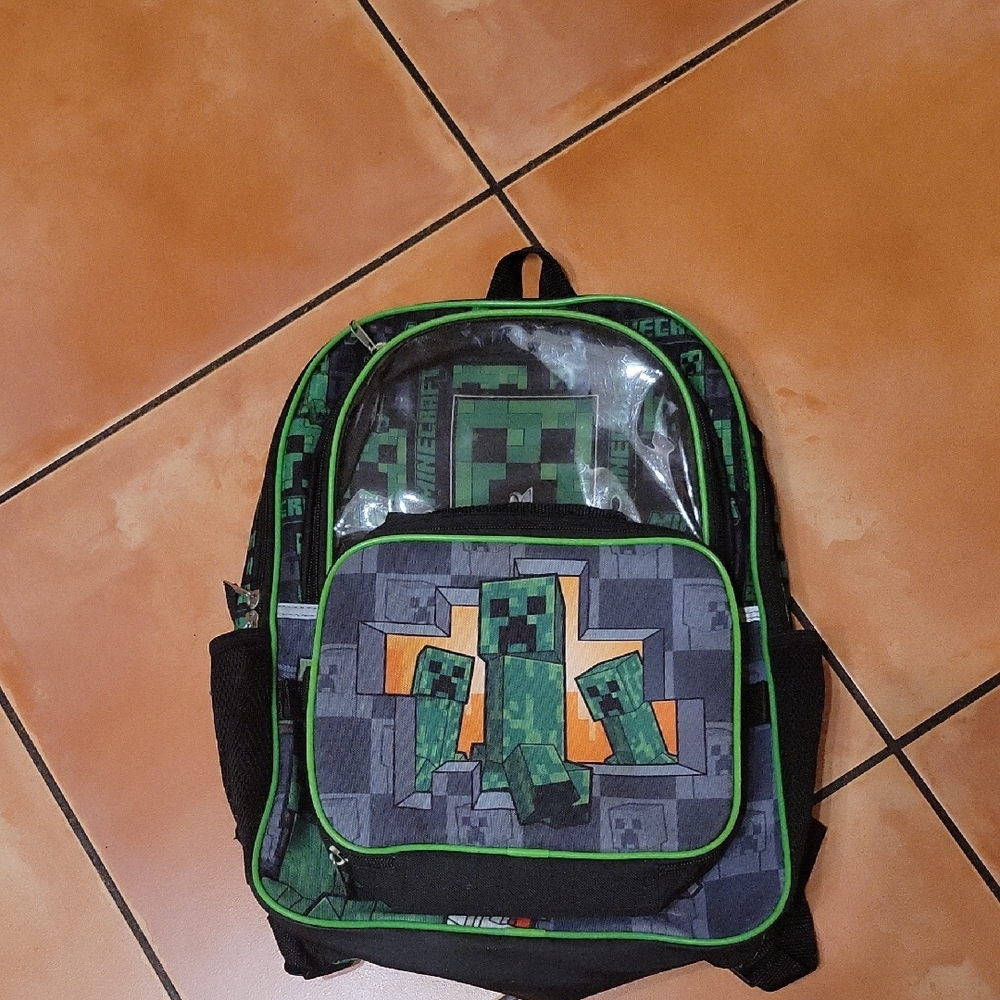 Minecraft Backpack And Lunchbox Set